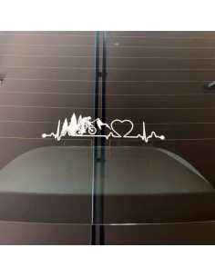 Love Mountain Bike - Adesivo Prespaziato 2