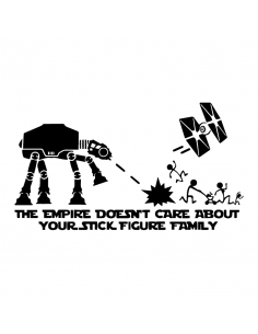 The Empire Doesn't Care - Adesivo Prespaziato 2