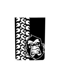Gorilla Pneumatico Cofano - Adesivo Prespaziato 2