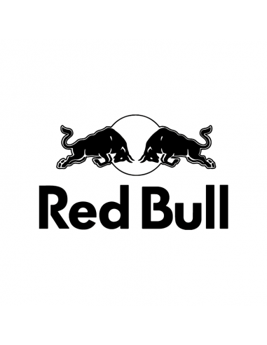Red Bull Monocolore - Adesivo Prespaziato