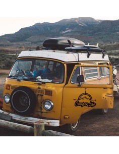 Camper Life Rosa - Adesivo Prespaziato 2