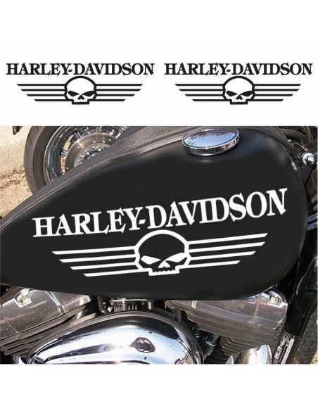 Coppia Harley-Davidson Serbatoio - Adesivo Prespaziato - AdesiviStore