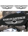 Coppia Harley-Davidson Serbatoio - Adesivo Prespaziato