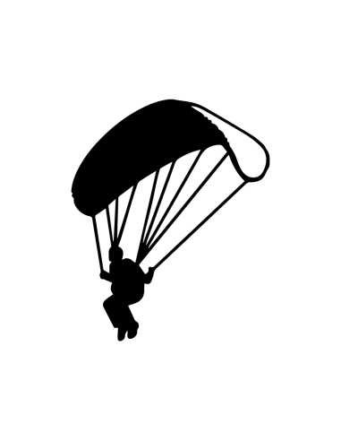 Parapendio V1 - Adesivo Prespaziato