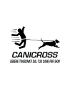 Canicross Divertente - Adesivo Prespaziato