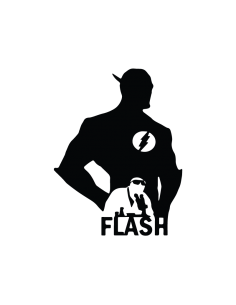 Flash Thompson - Adesivo Prespaziato