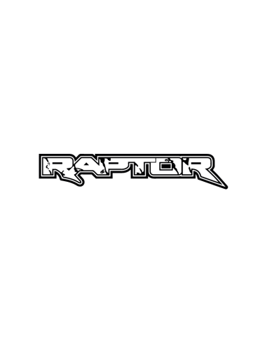 Logo Ford Raptor - Adesivo Prespaziato