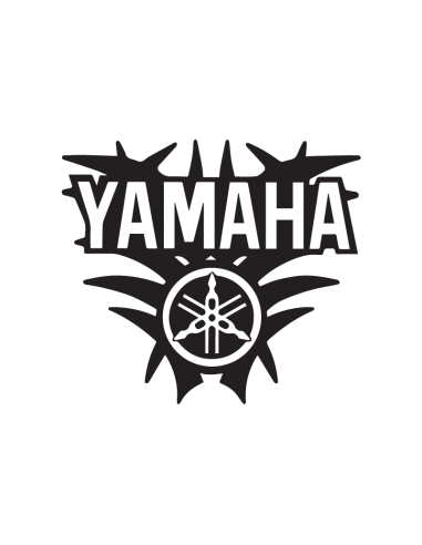 Logo Yamaha Tribale - Adesivo Prespaziato