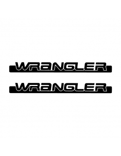 Coppia Wrangler cofano - Adesivo Prespaziato 2