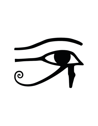Occhio Horus - Adesivo Prespaziato