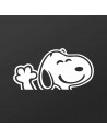 Snoopy Saluto - Adesivo Prespaziato