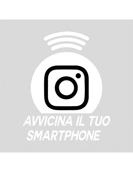 Instagram NFC Programmabile - Adesivo Prespaziato