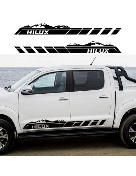 Coppia Strisce Toyota Hilux - Adesivi Prespaziati