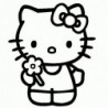 Hello Kitty - Adesivo Prespaziato