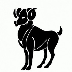 Ariete - Adesivo Prespaziato - Zodiaco