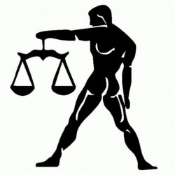 Bilancia - Adesivo Prespaziato - Zodiaco