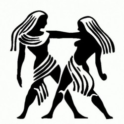 Gemelli - Adesivo Prespaziato - Zodiaco