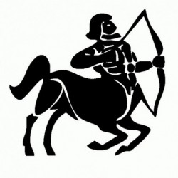 Sagittario - Adesivo Prespaziato - Zodiaco