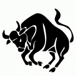 Toro - Adesivo Prespaziato - Zodiaco