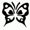 Farfalla tribale - Adesivo Prespaziato