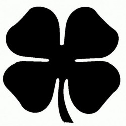 Quadrifoglio - Adesivo Prespaziato
