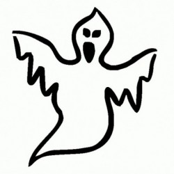 Fantasma - Adesivo Prespaziato