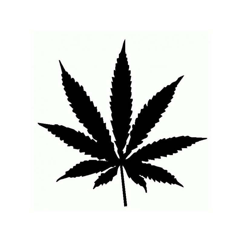 Marijuana - Maria - Adesivo Prespaziato