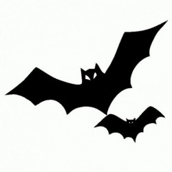 Pippistrelli - Adesivo Prespaziato