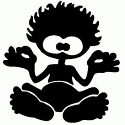 Baz Yoga - Adesivo Prespaziato