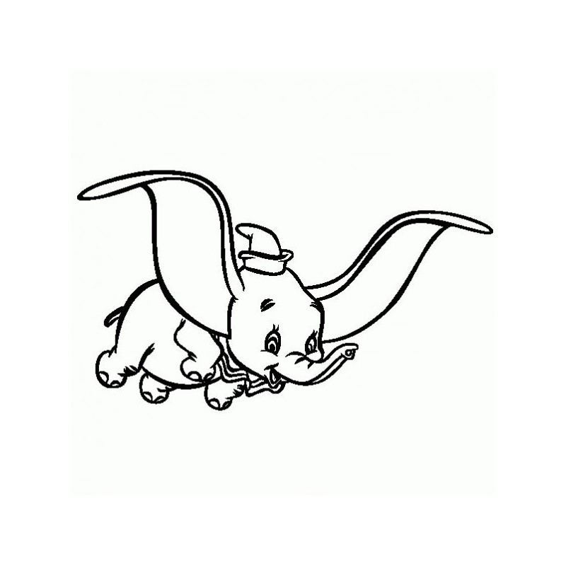 Dumbo - Adesivo Prespaziato