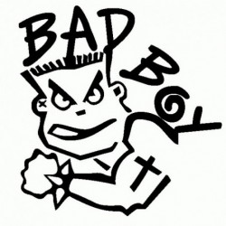 Bad Boy 2 - Adesivo Prespaziato