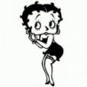 Betty Boop 1 - Adesivo Prespaziato