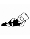 Bart Simpson Sexy - Adesivo Prespaziato
