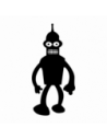 Bender - Adesivo Prespaziato - Futurama