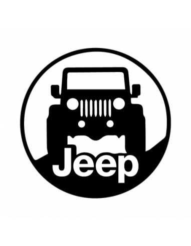 Jeep Cerchio - Adesivo Prespaziato