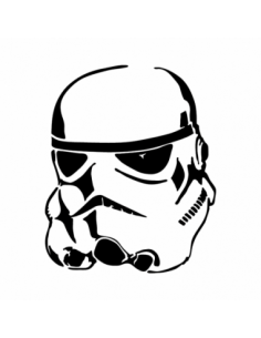 Stormtrooper Star Wars - Adesivo Prespaziato